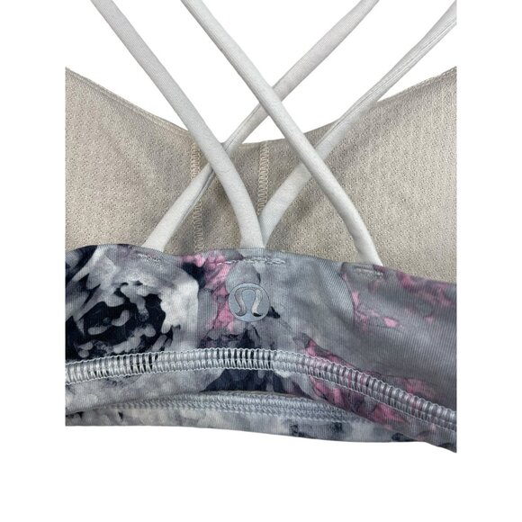 Lululemon Free To Be Sports Bra Purple/Grey Size 6 - Picture 4 of 5